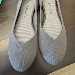 Rothy's original flat, gray size 8.5